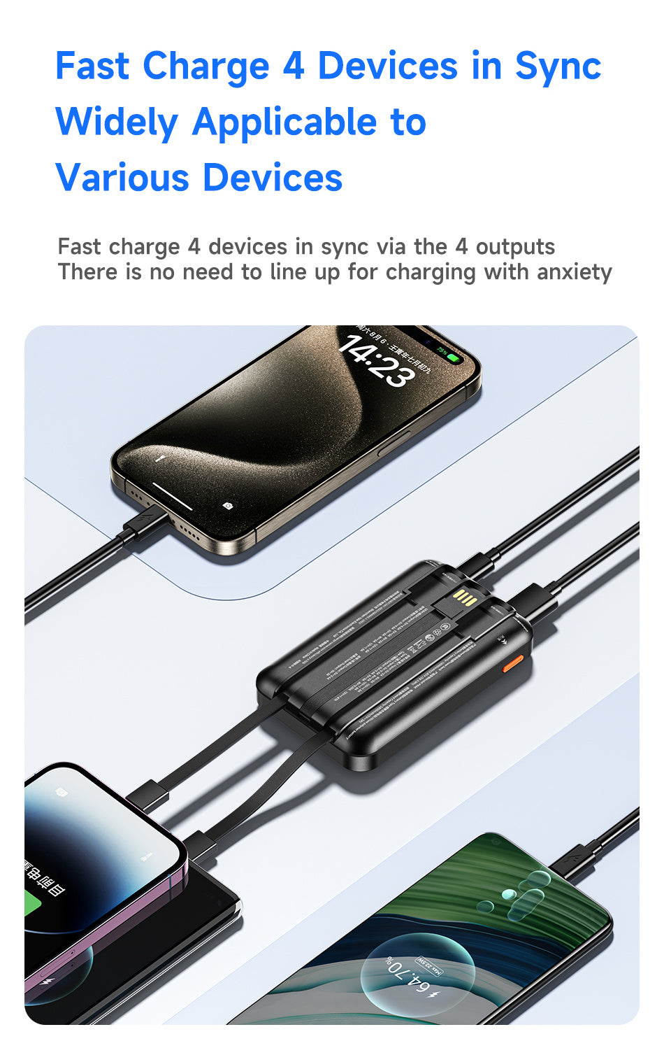 AWEI 22.5W Power Bank P64K