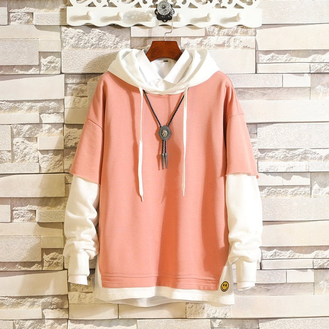 5XL Hoodies Sweatshirts Men Fake 2PAC Cotton Hooded Japanese Style Sweatshirt Mens Hip Hop Brown Causal Hoodiee Xxxtentacion